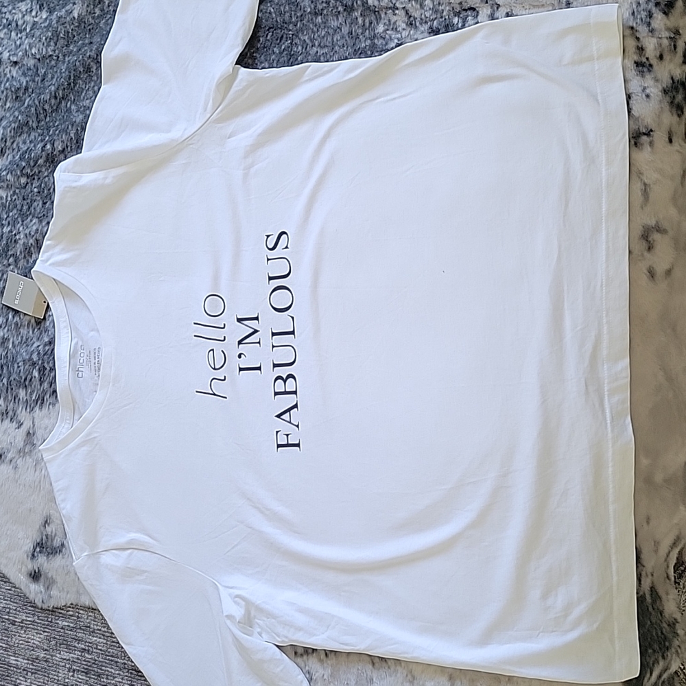 Chicos Womens tee shirt